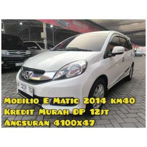 Jual bekas Mobilio E Matic 2014 Putih Km40Rban,lokasi di 
