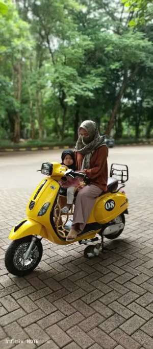 Jual bekas Motor listrik vespa uwinfly,lokasi di Tanjung Priok