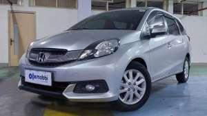 Jual bekas Pajak Panjang Honda Mobilio 1.5 E Bensin-AT 2015 Silver,lokasi di 