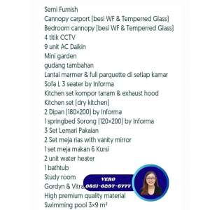 PALING MEWAH DI BSD NAVAPARK LANCEWOOD 10X22 SEMI FURNISH READY lokasi di Gading Serpong, tersedia melalui melalui situs Olx