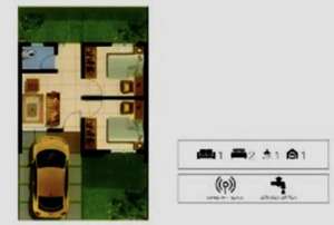 Panjibuwono City Cluster Brawijaya Tipe Orchid lokasi di Babelan, tersedia melalui melalui situs Olx