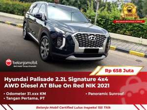 Jual bekas PANORAMICHyundai Palisade 2.2L Signature AWD 2021 2022,lokasi di 