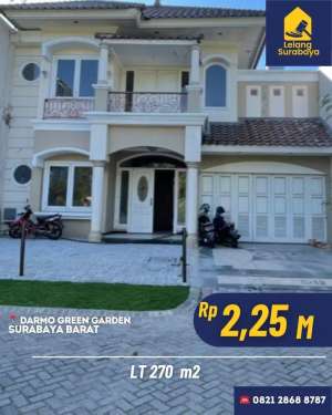 Rumah Surabaya Barat Darmo Green Garden lokasi di Sukomanunggal, tersedia melalui melalui situs Olx