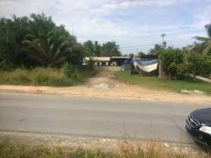 Tanah Jl Rangau Km 2,5 di Duri Riau. 1,1Ha SHM lokasi di Mandau, tersedia melalui melalui situs Olx