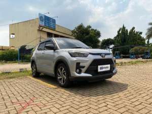 Jual bekas TDP 10JT Toyota Raize 1.0 G One Tone Bensin-AT Silver 2021,lokasi di 