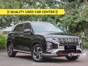 Jual bekas TDP 15jtHyundai Creta 1,5 Prime SUV 2022 Hitam kondisi istimewa bergaransi dan dijamin siap pakai Kawanmobilbekas,lokasi di Banten