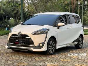 Jual bekas TDP 30jtToyota Sienta 1,5 Q AT 2018 Putih Kondisi Istimewa Bergaransi Dan Dijamin Siap Pakai kawanmobilbekas,lokasi di DKI Jakarta