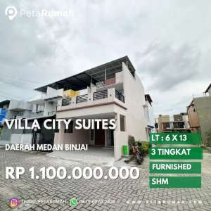 villa cantik furnished City suites daerah medan binjai sunggal lokasi di Medan Sunggal, tersedia melalui melalui situs Olx