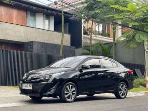 Jual bekas VIOS 1.5 G CVT AT NEW FACELIFT 2018 HITAM KM 92rb,lokasi di 