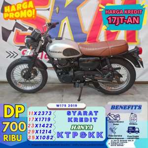 Jual bekas W175 2019 dp700 servis gratis selama angsuran cash credit,lokasi di Cilangkap