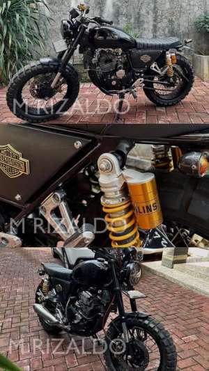 Jual bekas WTS scorpio scrambler 225cc spec mewah,lokasi di Jagakarsa