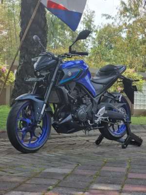 Jual bekas Yamaha MT 25 Naked 2022 Odo 600 Perak Rasa Baru Nopol N Koko Motor,lokasi di Mojoroto