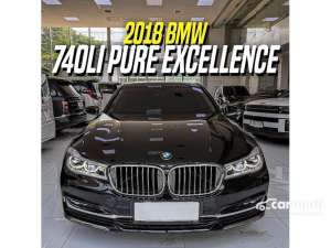 Jual bekas 2018 BMW 740Li 3.0 Sedan Pure Excellence Black Hitam 740 Li,lokasi di DKI Jakarta
