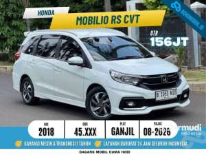 Jual bekas 2018 Honda Mobilio 1.5 RS MPV,lokasi di Banten