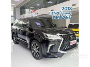 Jual bekas 2018 Lexus LX 570 5.7 SUV Fsport Black on Black ATPM LX570 F Sport Hitam,lokasi di DKI Jakarta