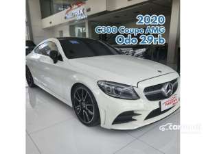 Jual bekas 2019 Mercedes-Benz C300 2.0 AMG Line Coupe White on Black Facelift Mercy C 300 Coupe Putih,lokasi di DKI Jakarta