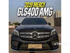 Jual bekas 2019 Mercedes-Benz Gls400 3.0 AMG Line 4MATIC SUV Black Hitam Mercy GLS 400,lokasi di DKI Jakarta