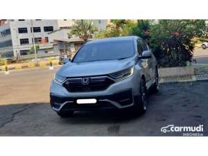 Jual bekas 2022 Honda CR-V 1.5 Turbo Prestige SUV silver sunroof,lokasi di DKI Jakarta