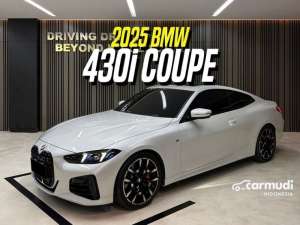 Jual bekas 2024 BMW 430i 2.0 M Sport Pro Coupe Facelift LCI White on Brown Putih 430 i,lokasi di DKI Jakarta
