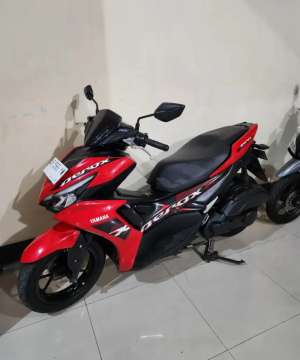 Jual bekas Aerox 155 hitam 2023 Gbm bisa tunai atau kredit,lokasi di Kotagede