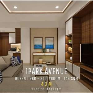 Apartemen 1Park Avenue Tower Queen Low Floor 2BR Studyroom lokasi di Kebayoran Lama, tersedia melalui melalui situs Olx