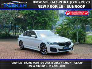 Jual bekas Bunga4.5 Odo10k PAJAK08-2026 BMW 520 M SPORT 2023 520 MSport 2023,lokasi di 