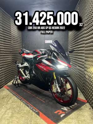 Jual bekas CBR 250 RR OR CBR 250RR ABS SP QS 2022 MODIF MEWAH LOW KM PAJAK ON,lokasi di Kembangan