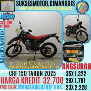 Jual bekas CRF 150 SERIES TERMURAH PROMO UNIT LAINYA KLIK PROFIL,lokasi di Duren Sawit