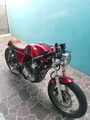 Jual bekas custom caferacer basic scorpio,lokasi di Bekasi Utara