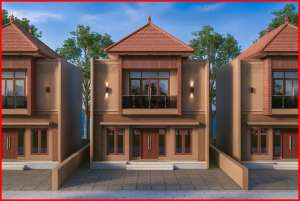 Dekat Kampus UII, Rumah Jogja di Jl. Besi Jangkang Model Bali Style lokasi di Ngaglik, tersedia melalui melalui situs Olx