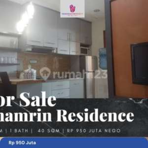 Dijual Apartemen Thamrin Residence 1br Furnished View Mas Mansyur , tersedia melalui melalui situs Rumah123