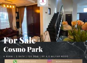 Dijual Apartement Cosmo Park 4BR Full Furnished 2 Lantai lokasi di bendungan-hilir, tersedia melalui melalui situs Lamudi