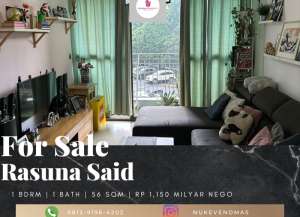 Dijual Apartement Taman Rasuna Said 1BR Full Furnished Lantai Rendah lokasi di menteng-atas, tersedia melalui melalui situs Lamudi