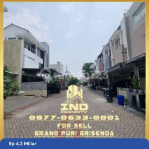 DIjual Cepat Rumah Grand Puri Grisenda 3 Lantai Nego Sampai Deal , tersedia melalui melalui situs Rumah123