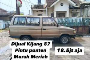 Jual bekas Dijual Mobil Toyota Kijang Tahun 1987 Murah meriah Kijang Pintu Punten,lokasi di 