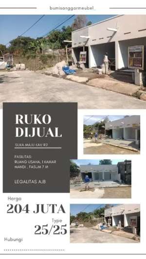 Dijual Ruko murah Cileunyi R 2 lokasi di Cileunyi, tersedia melalui melalui situs Olx