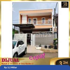 DIJUAL RUMAH 2.5 LANTAI 8 X 16 CITRA GARDEN CITY 2 CENGKARENG JAKARTA BARAT , tersedia melalui melalui situs Rumah123