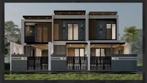 Dijual Rumah Baru Modern Tropical di Surabaya lokasi di Tenggilis Mejoyo, tersedia melalui melalui situs Olx