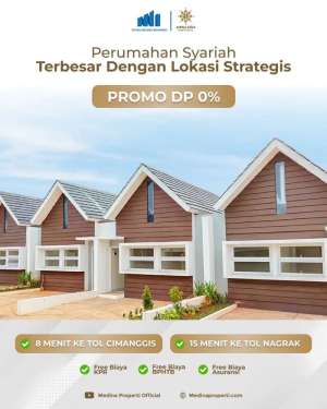 Dijual Rumah Syariah Tanpa Riba di Belakang Bukit Golf Cimanggis lokasi di Gunung Putri, tersedia melalui melalui situs Olx