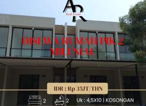 Disewa cepat rumah pik 2 milenial Brand New lokasi di kosambi, tersedia melalui melalui situs Lamudi