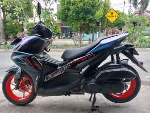 Jual bekas DP 500 Plat B TangKot Aerox 155 Cyber City Biru 2023 Cash Kredit,lokasi di Tangerang