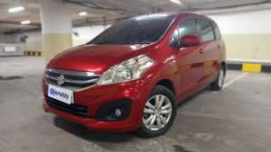 Jual bekas DP Rendah 7JT Suzuki Ertiga 1.4 GL Bensin-MT 2017 Merah,lokasi di 