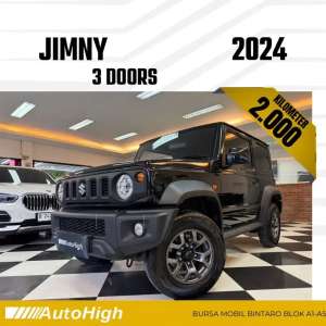 Jual bekas DP10 Km2.000 Jimny 3Doors 1.5 AT 2024 Black Reg 2023 AUTOHIGH,lokasi di 
