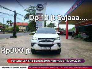 Jual bekas Dp10jt Fortuner SRZ 2016 AT Pjk09-2026,lokasi di 
