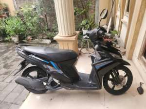 Jual bekas Dp200rb Mio 125 f1 2019 hitam glosy cw Gbm,lokasi di Depok