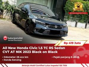 Jual bekas GARANSI 5THAll New Honda Civic 1.5 TC RS Sedan CVT AT 2023 2024,lokasi di 