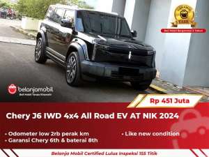 Jual bekas GARANSI 5THChery J6 J 6 IWD All Road EV AT 2024 2025,lokasi di 