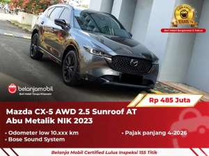 Jual bekas GARANSI 5THMazda CX-5 CX5 CX 5 AWD 2.5 Sunroof AT 2023 2024,lokasi di 