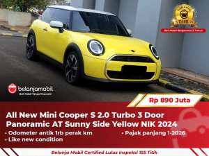 Jual bekas GARANSI 5THMini Cooper Minicooper S 2.0 Turbo 3 door 2024 2025,lokasi di 
