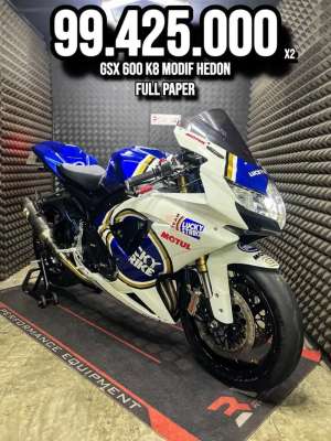 Jual bekas GSX 600 2008 K8 LUCKY STRIKE MODIF MEWAH LOW KM SUPERB UNIT,lokasi di Kembangan